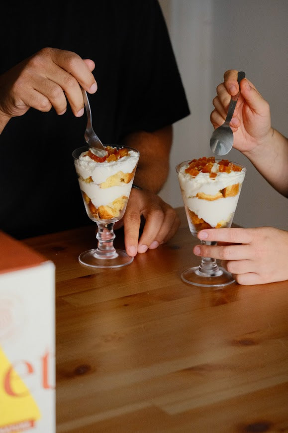 Recette facile : Verrines gourmandes au panettone et mascarpone