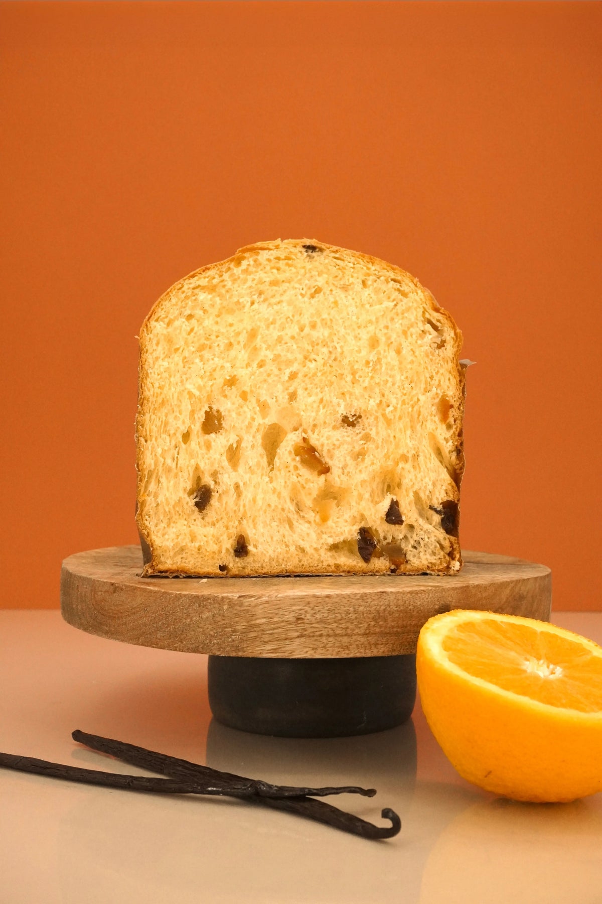 Le Signature, panettone artisanal tranché avec orange et vanille, Viva panettone