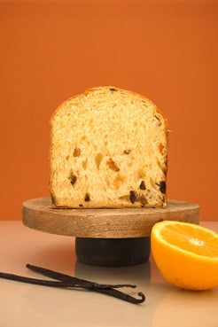 Le Signature, panettone artisanal tranché avec orange et vanille, Viva panettone