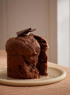 Panettone Le Tutto Choco tranché, mie au chocolat
