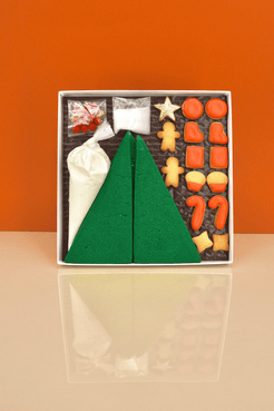 Kit Mon beau sapin ouvert : biscuits et glaçage à décorer